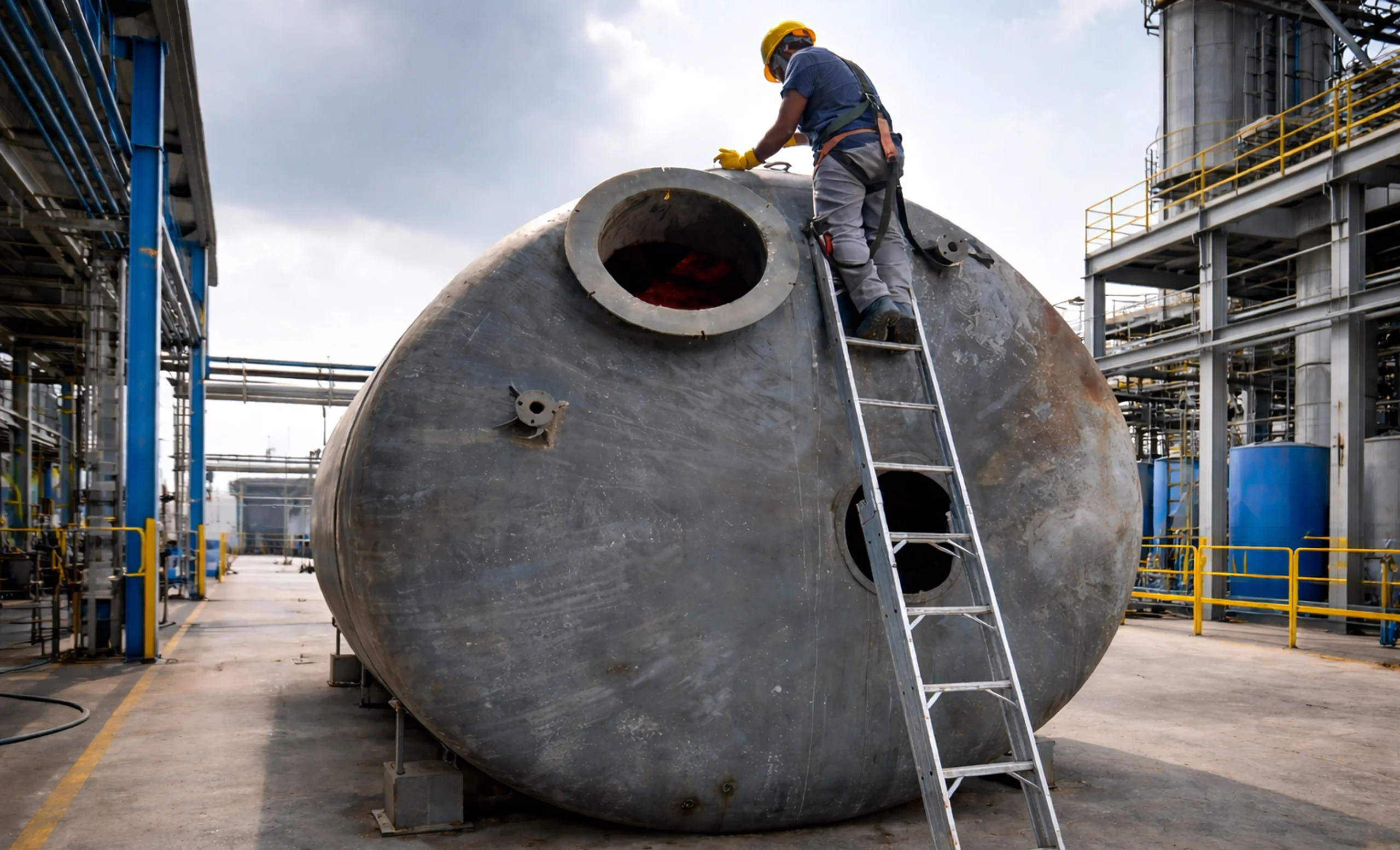 O que fazer quando o tanque de armazenamento está vazando?