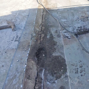 Trinca antes do conserto