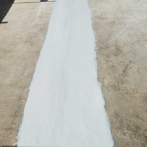 Depois do conserto de trinca da fibra de vidro