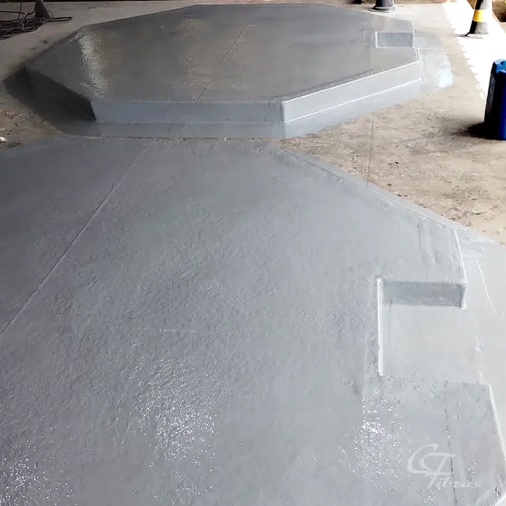 Base de aço carbono com acabamento